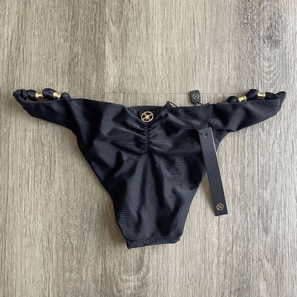 NWT Vix Solid Beads Cheeky Bikini Bottoms XS - Picture 6 of 6